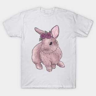 Bunny with Flowers T-Shirt